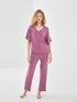 LC Waikiki V-Neck Women's Pajamas Set